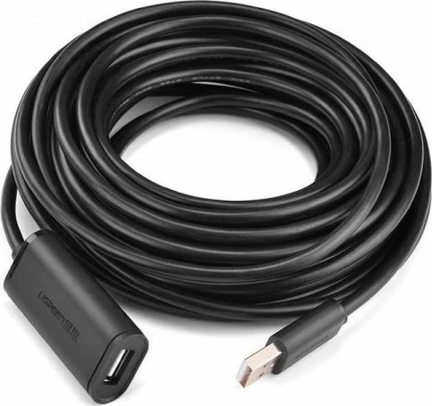 Kabllo zgjatëse USB-A në USB-A Ugreen UGR403BLK 10 m USB 2.0, e zezë