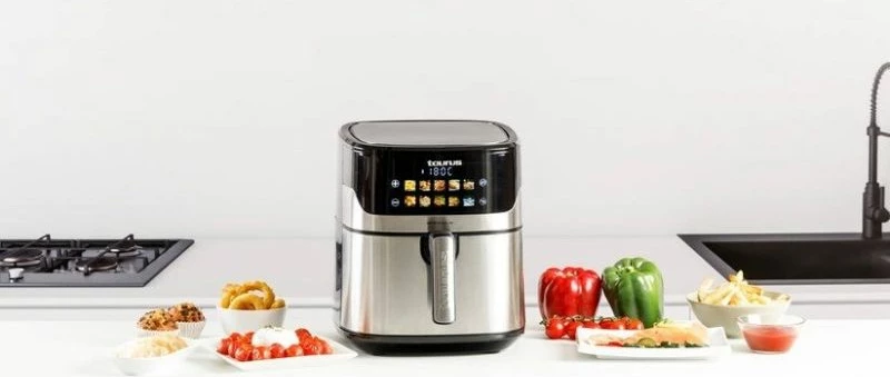 Fritezë pa yndyrë taurus Air Fry Digital 7S Wall HD 973001000, e zezë/inox