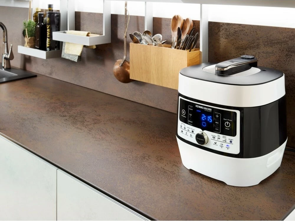 Multi-cooker ROMMELSBACHER MD 1000, 4L, digjital, zi/bardhë