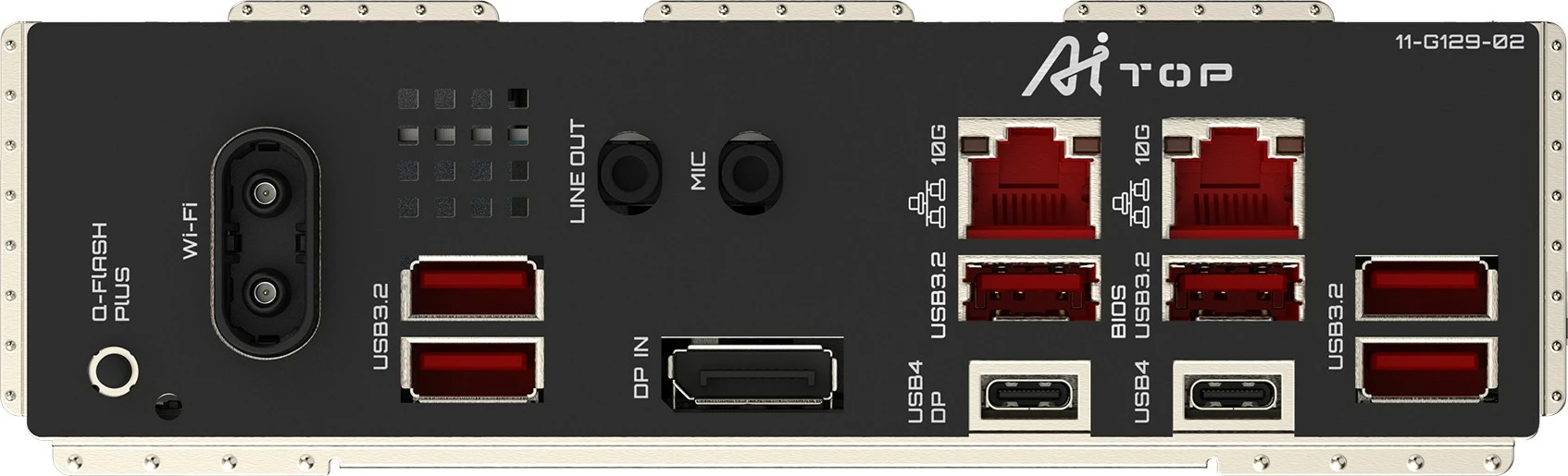 Pllakë amë Gigabyte TRX50 AI TOP, sTR5, ATX, për Threadripper, gri