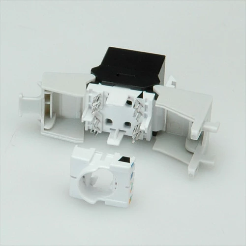 Keystone jack ROLINE Cat.6 RJ-45, toolless, UTP, SLIM, i zi