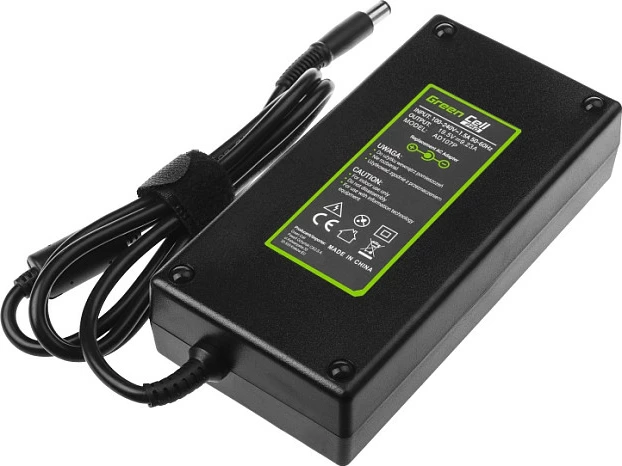 Karikues laptopi Green Cell PRO, 19.5V 9.23A 180W, për Dell, i zi