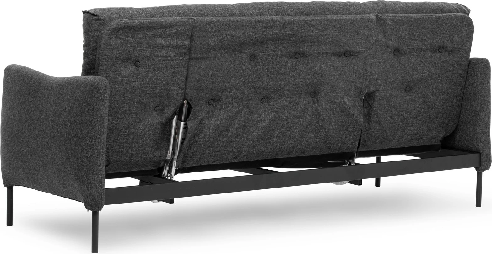 Divan-krevat 3 vendësh Atelier del Sofa, ngjyrë gri e errët