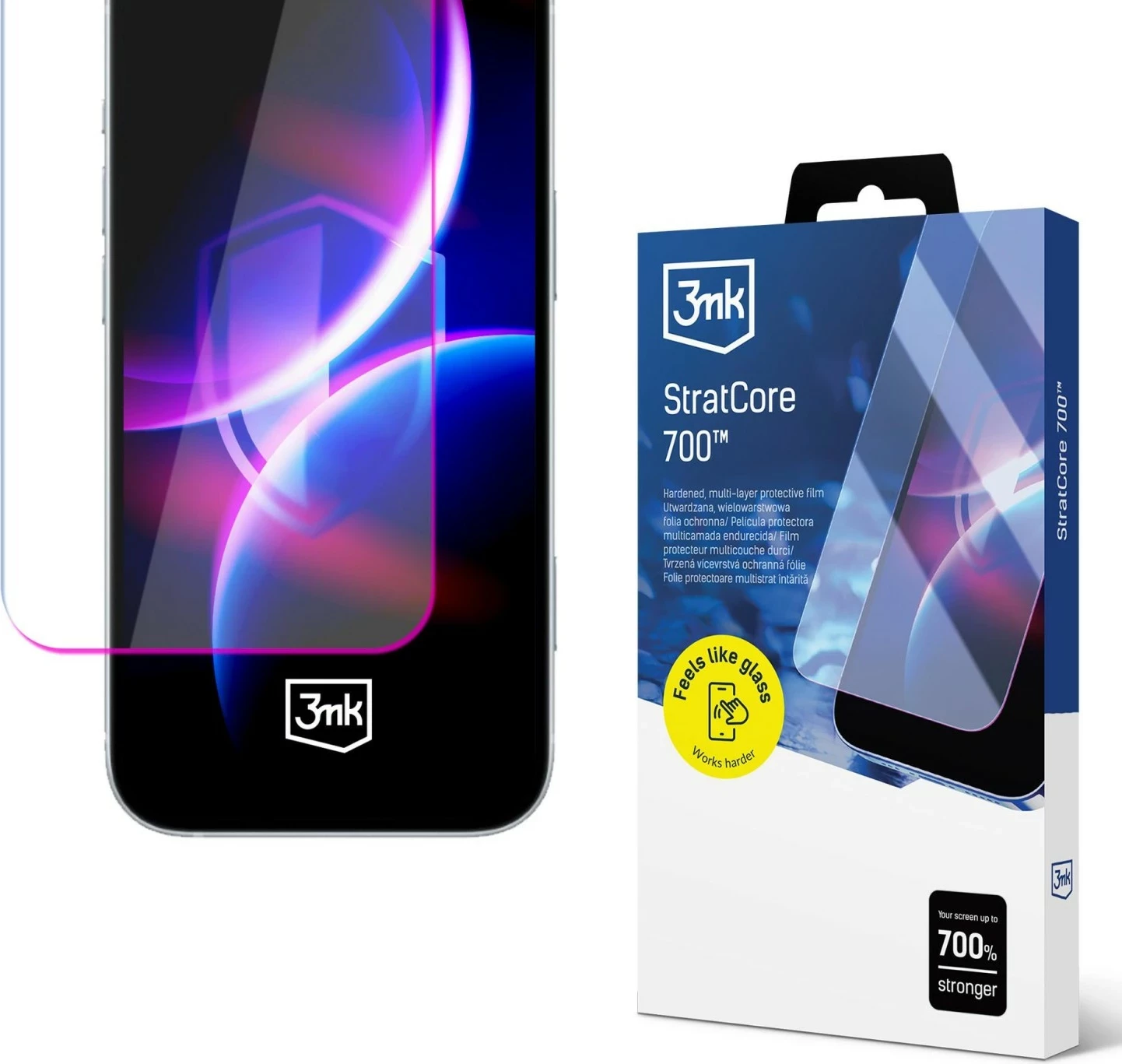 Film mbrojtës ekrani 3MK StratCore 700 për Google Pixel 11, transparent