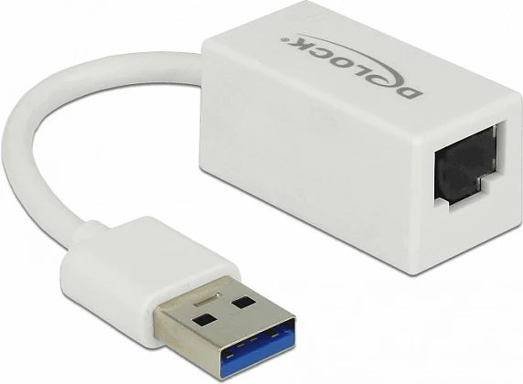 Adapter rrjeti USB-A DeLOCK 65905, Gigabit 1 Gbit/s, Realtek RTL8153, i bardhë