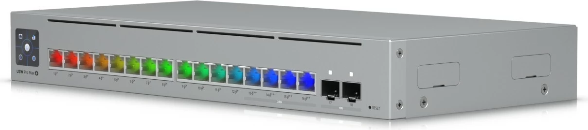 Switch Ubiquiti Pro Max 16 PoE, Managed, L3, Gigabit Ethernet, Rack mounting