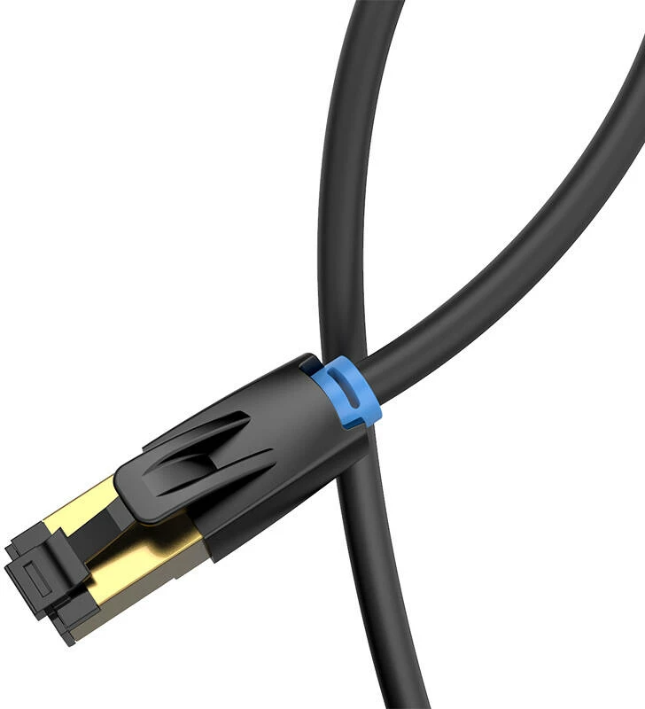 Kabllo rrjeti Vention IKABH CAT8, 2m, 40Gbps, e zezë