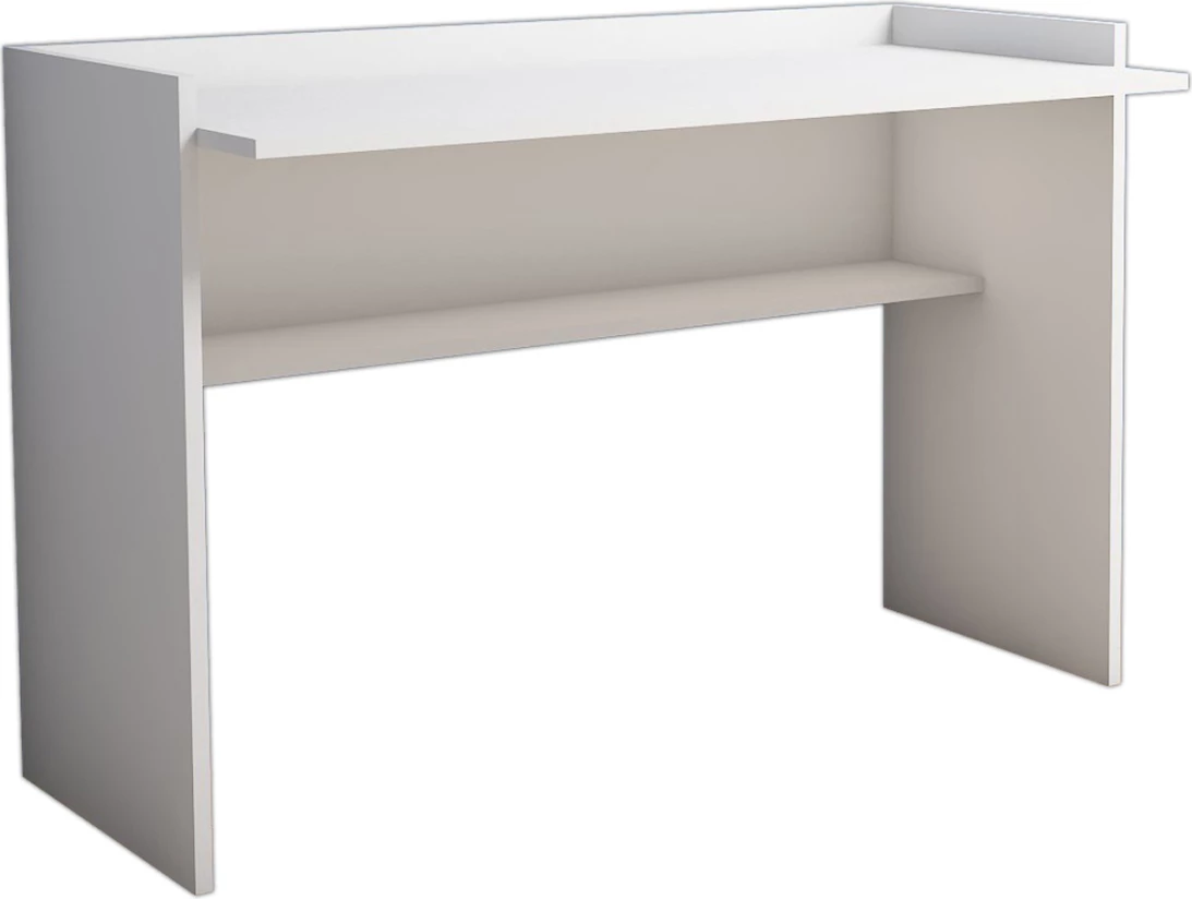 Tavolinë melamine e bardhë 118x58x80Hcm.FH9227.11