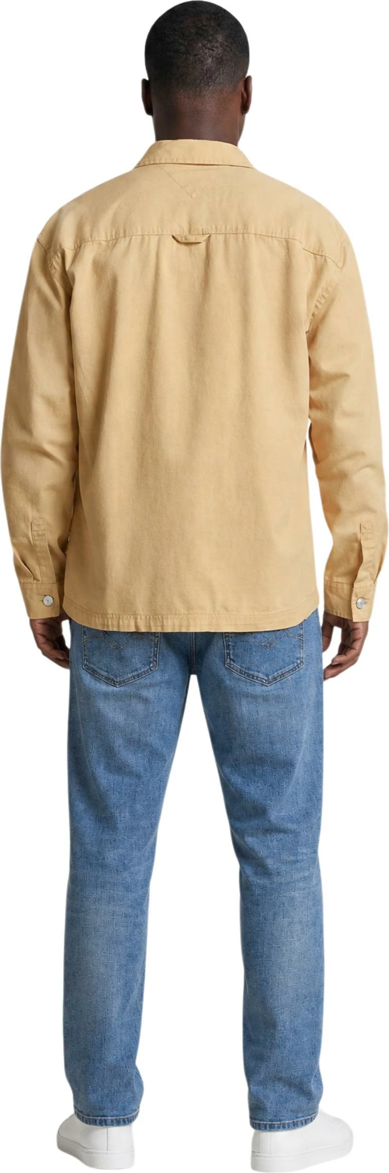 Këmishë për meshkuj Tommy Hilfiger Jeans DM0DM20236, bezhë e çelët [Madhësia: M]
