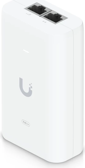 Adapter PoE++ Ubiquiti U-POE++, 60W, 48V DC, i bardhë