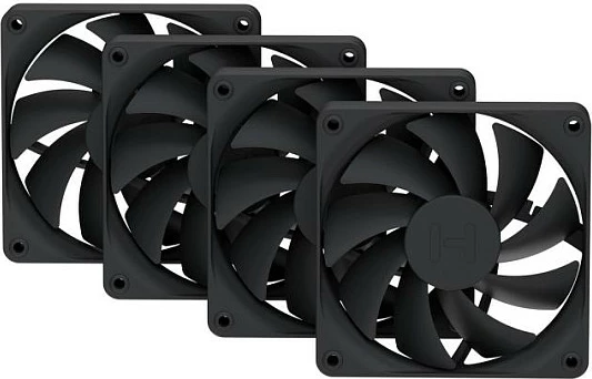 Ventilator kasë HYTE FA12, 120mm, 4 copë, i zi