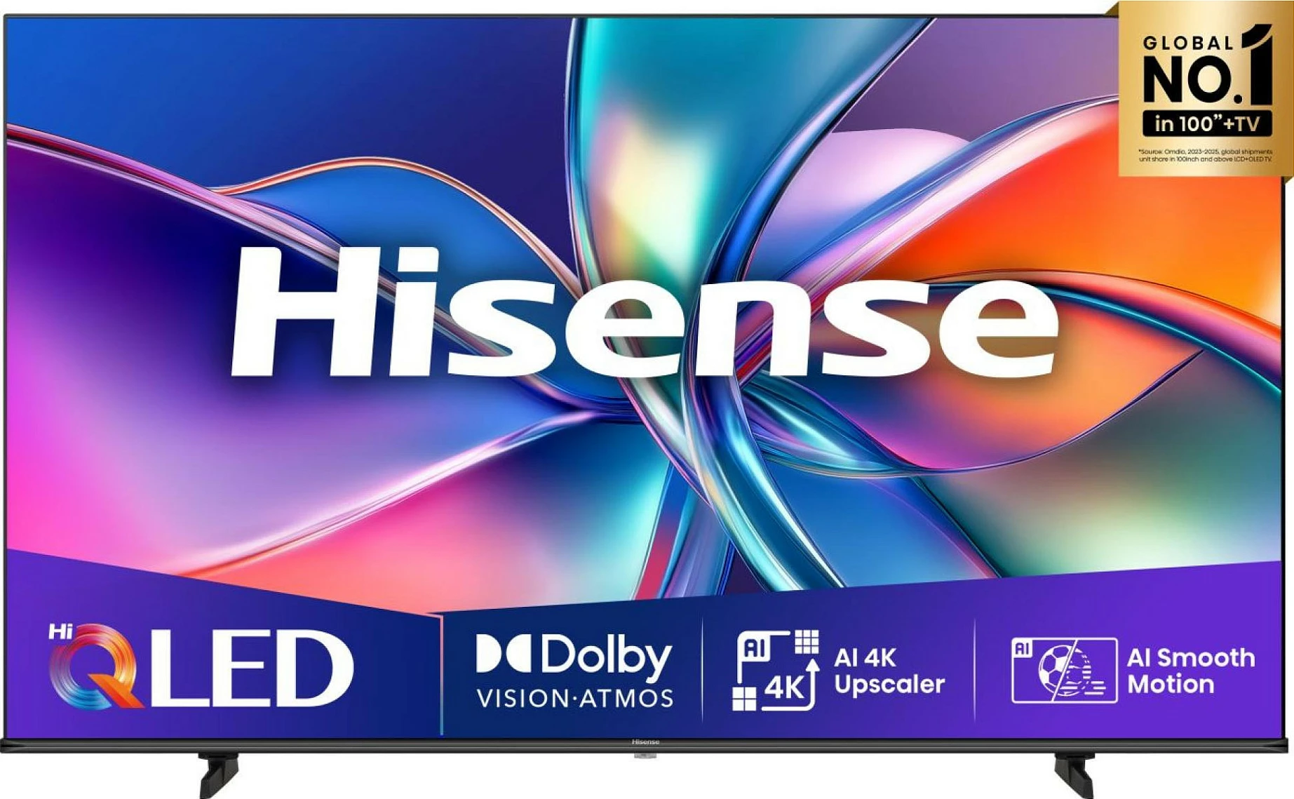 Televizor Hisense 75E77Q, 75" 4K QLED 60Hz, HDR10+ Dolby Vision, VIDAA, i zi