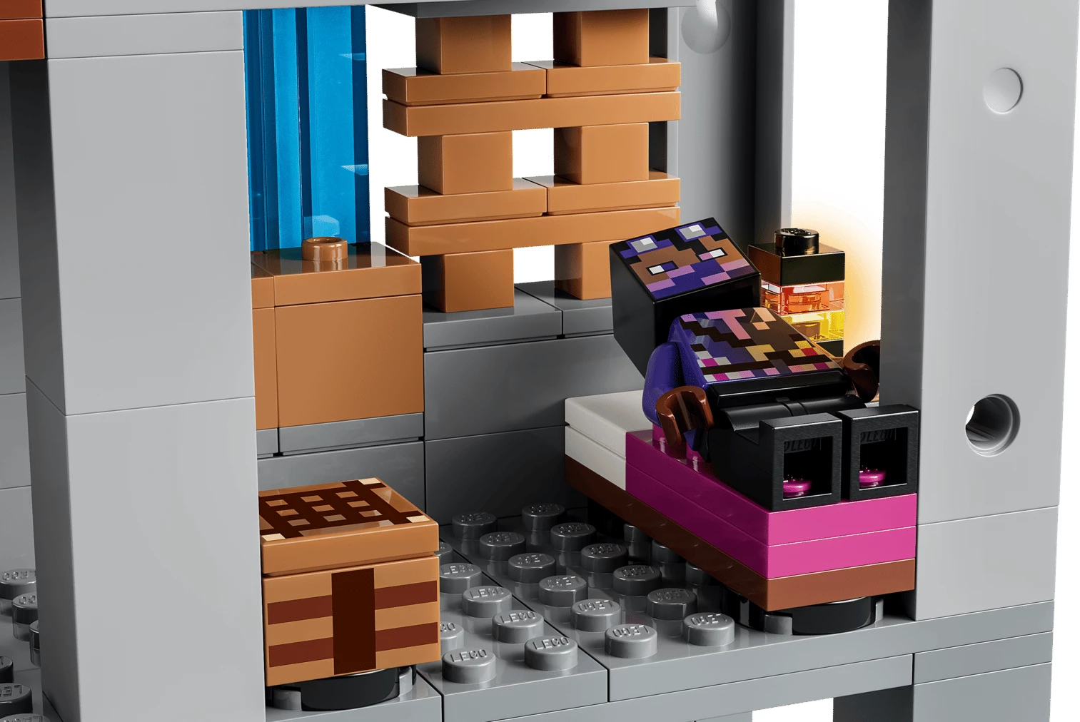 Set LEGO Minecraft Ghast Station 21597, 530 copë