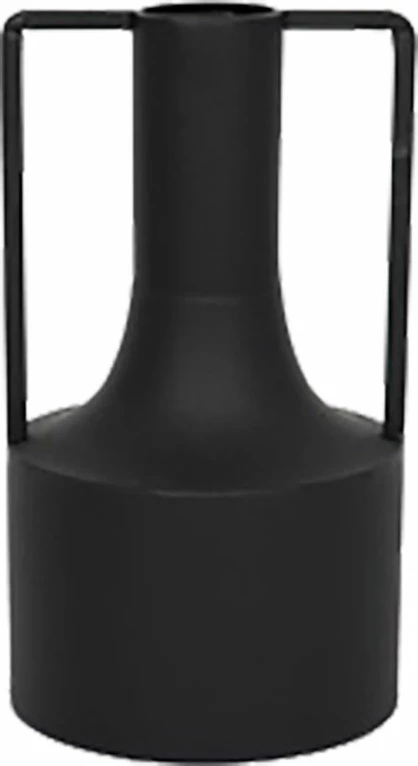 Vazo dekorative SOHO, metal i zi, 15x15x31cm