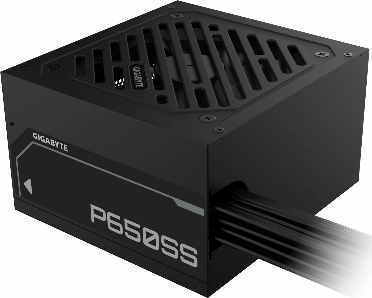 Power supply Gigabyte P650SS 650W ATX 3.0 80 Plus Silver jo-modular, e zezë