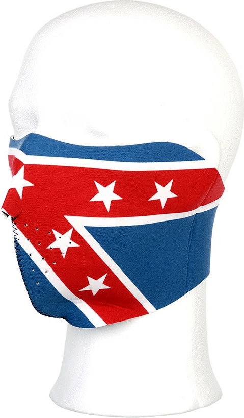 Maskë 101 INC Biker mask half face rebel