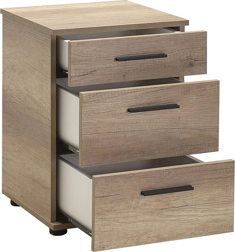 Komodinë Hanah Home, Kmd-530-Tt-1, ngjyrë arre e çelët
