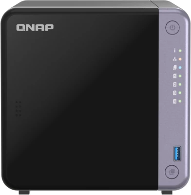 NAS server QNAP TS-432X-4G, 4-bay, 4GB RAM, 10GbE SFP+, 2x2.5GbE, i zi/gri