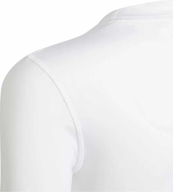 Maicë adidas Techfit për fëmijë, e bardhë