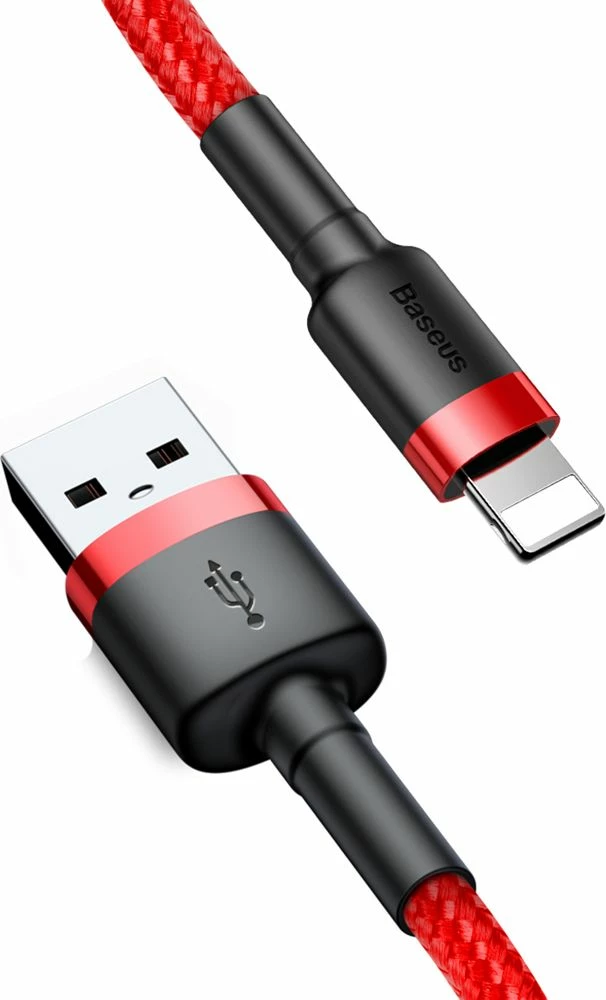 Kabl USB-A në Lightning Baseus Cafule CALKLF-C09 2m e kuqe