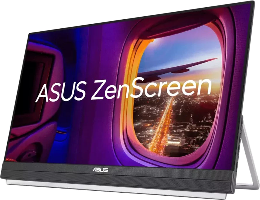 Monitor portativ ASUS ZenScreen MB229CF 21.5\" FHD IPS 100Hz, USB-C PD 60W, altoparlantë 2.1, i zi