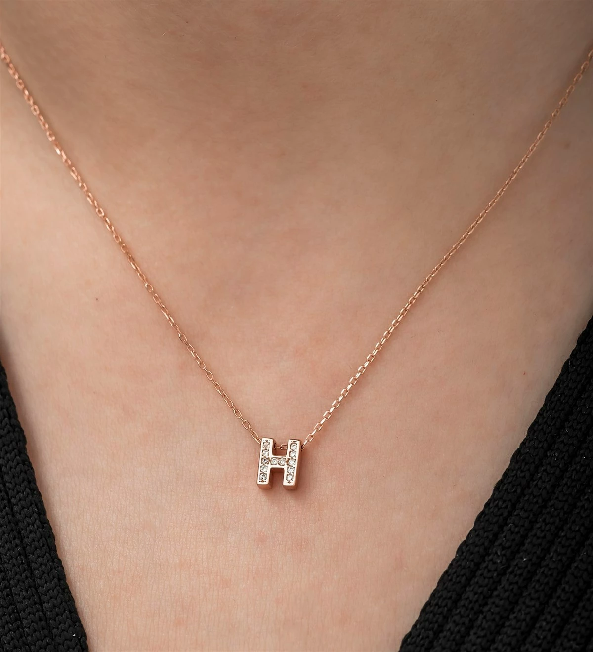 Qafore argjendi Jumeon, ngjyrë ari rozë dhe e bardhë, NRZ1183