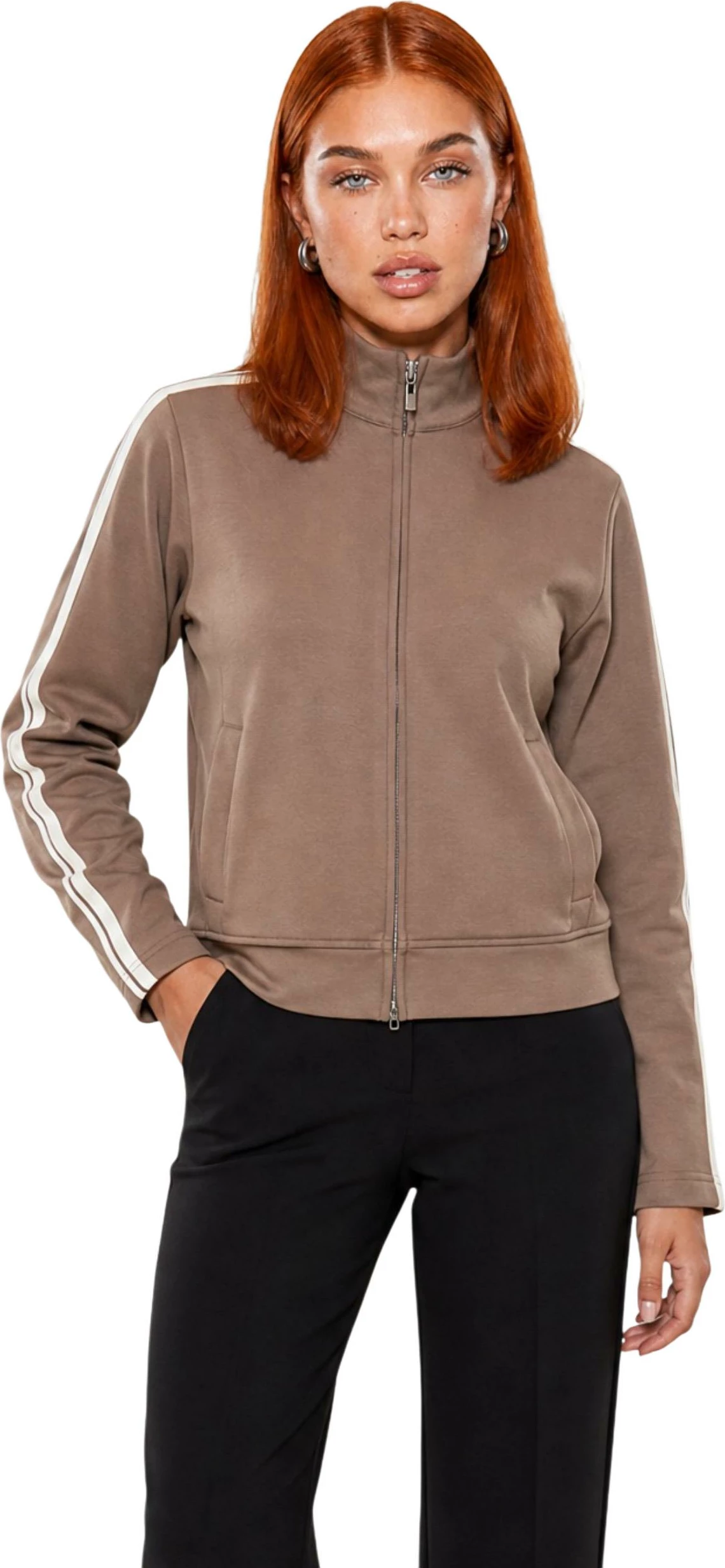 Duks me zinxhir për femra Guess Active MEROPE V6YQ04 K4278, bezhë taupe