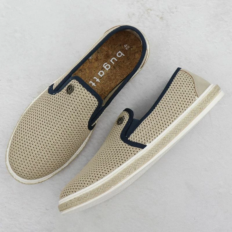 Atlete slip-on Bugatti 321-ASP61-6900, bezhë, meshkuj [Madhësia: 45]