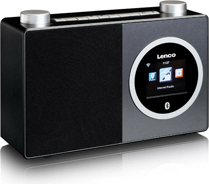 Radio interneti Lenco DIR-70BK, Bluetooth, ekran me ngjyra, e zezë