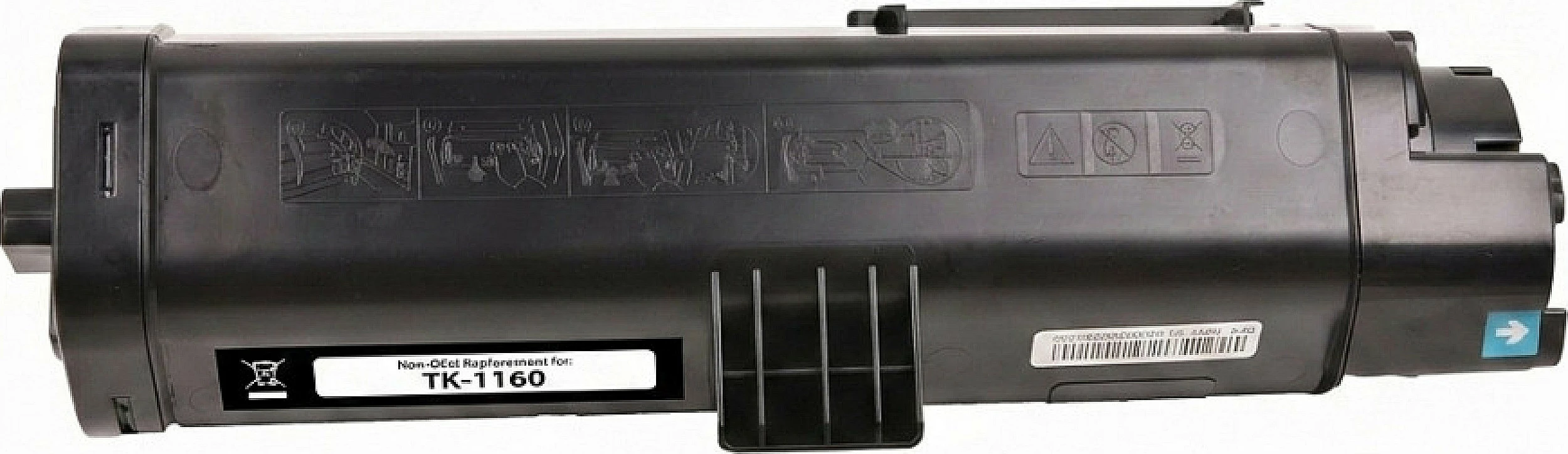 Toner STATIC Control TK-1160 kompatibil për Kyocera, 7200 faqe, i zi
