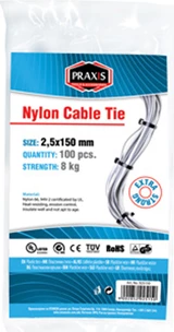 Lidhëse Plastike 2.5x150 925150 100/set