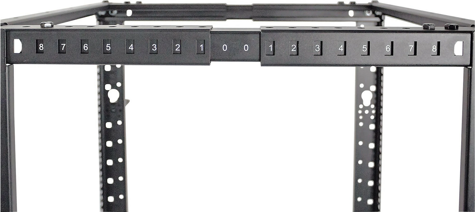 Rak rrjeti Intellinet 19", 26U, 4-post open frame, 360kg, i zi