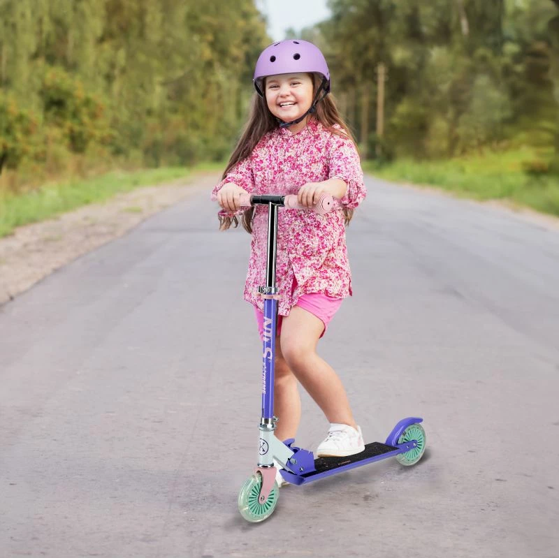 Trotinet Nils Extreme HD120L LED, violet