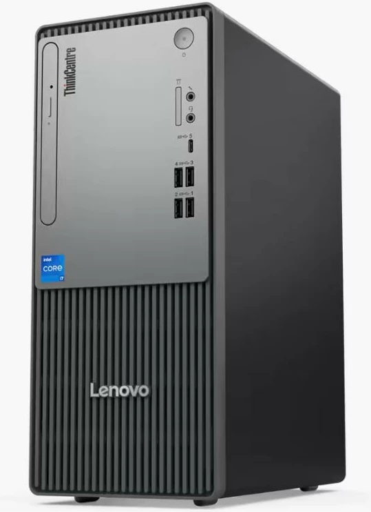 Kasë Lenovo ThinkCentre neo 50t Gen 5, Intel Core i3-14100, 8GB RAM, 512GB SSD, Windows 11 Pro, Zezë/Argjendtë