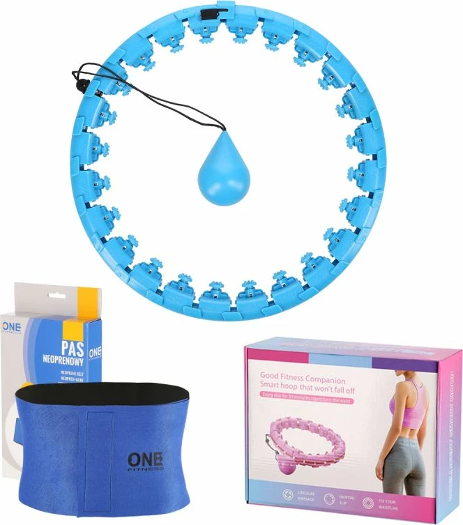 Hula hop me peshë Yakimasport FH01, kaltër