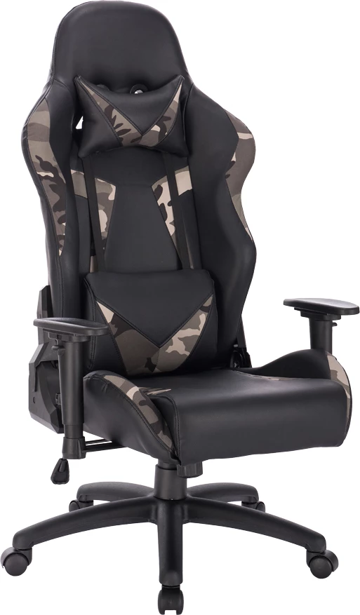 Karrige zyre Avenger, ngjyrë kaki e zezë, 69x70x129.5