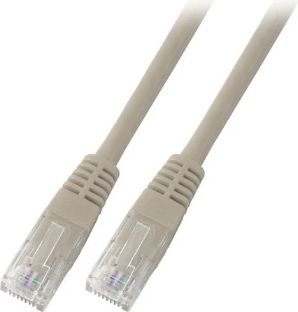 Kabllo rrjeti Ethernet RJ45 EFB Elektronik Cat5e, 7.5m, U/FTP, gri