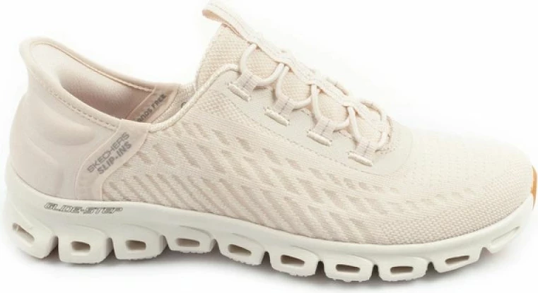 Atlete femra Skechers Glide-Step Slip-ins, ecru [Madhësia: 35]