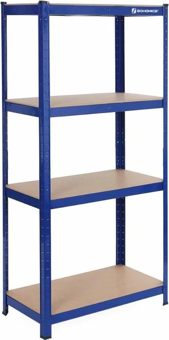 Raft metalik SONGMICS GLR040Q01, 40x90x180 cm, 5 rafte, kapacitet 875 kg, kaltër