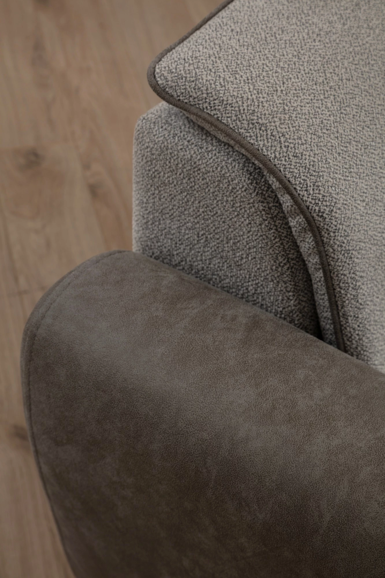 Karrige një vendëshe Atelier del Sofa, ngjyrë gri