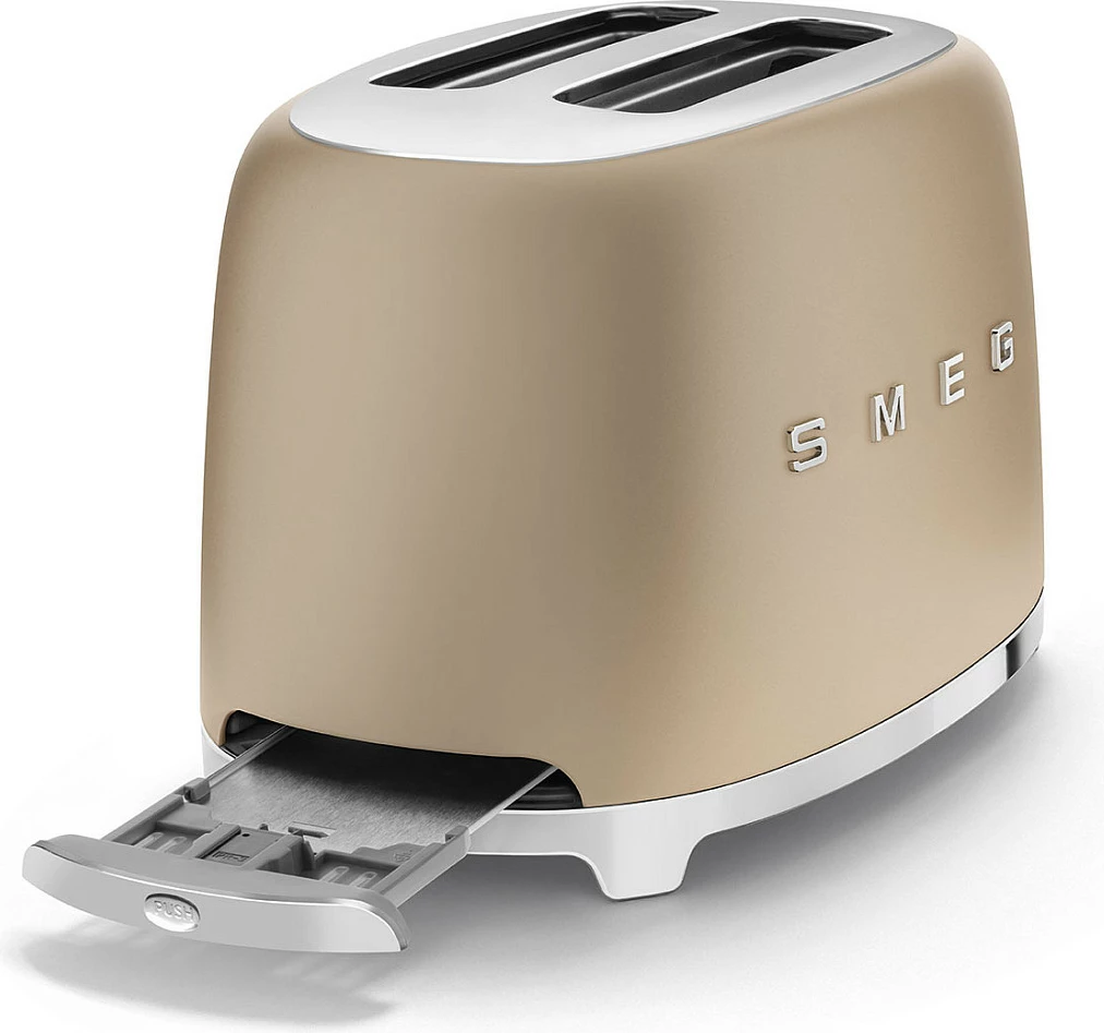 Tostues SMEG TSF01CHMEU, 2 feta, 950W, gold