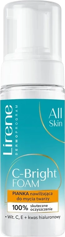 Shkumë pastruese fytyre Lirene All Skin Moisturizing për femra 150ml