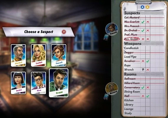 Clue/Cluedo Classic Edition EN/DE/FR/IT/JA/ZH/ES Global