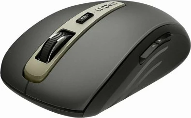 Maus Rapoo MT350 - Wireless, BT, 2.4GHz, e zezë