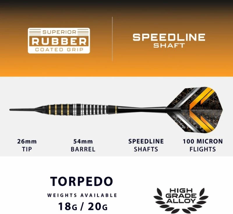 Shigjeta softip për dart Harrows [Pesha: 18 g]