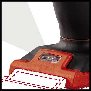 Trapan me bateri Einhell TE-CD 18/40 Li-Solo, 18V, 40 Nm, 13 mm, kuqe/zi