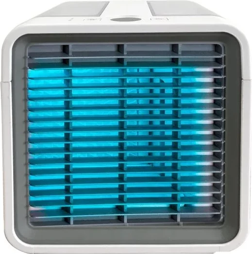 Freskues ajri mini portativ, Elit AC-24, 3-në-1, depozitë 400 ml, 3 shpejtësi, 5W USB, i bardhë