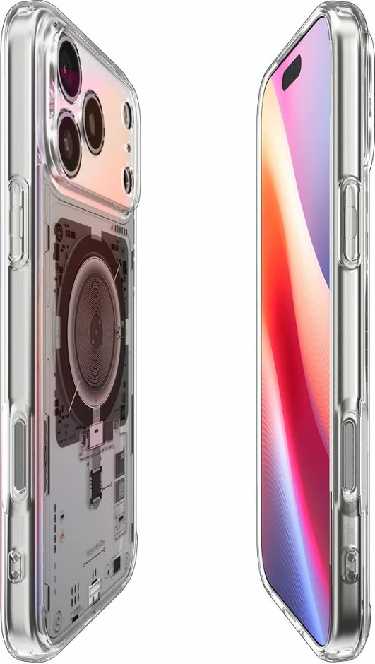 Mbështjellës Spigen Ultra Hybrid MagSafe për iPhone 17 Pro Max, Transparent