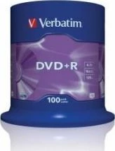 Disk optik DVD+R Verbatim 43551 4.7 GB 16x, set 100 copë