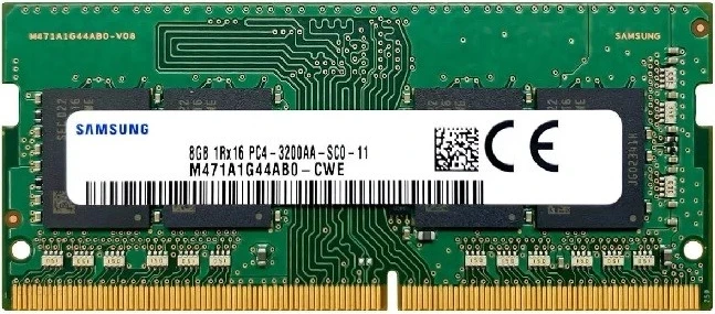 RAM memorie Samsung SODIMM, 3200MHz, 8GB DDR4